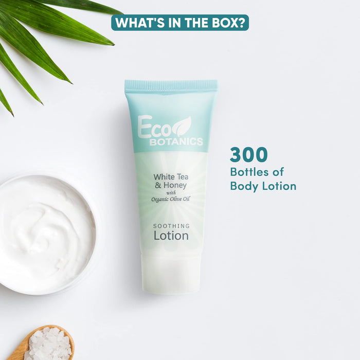 Eco Botanics Lotion, with Organic Olive Oil, Hotel/Travel Size Tubes