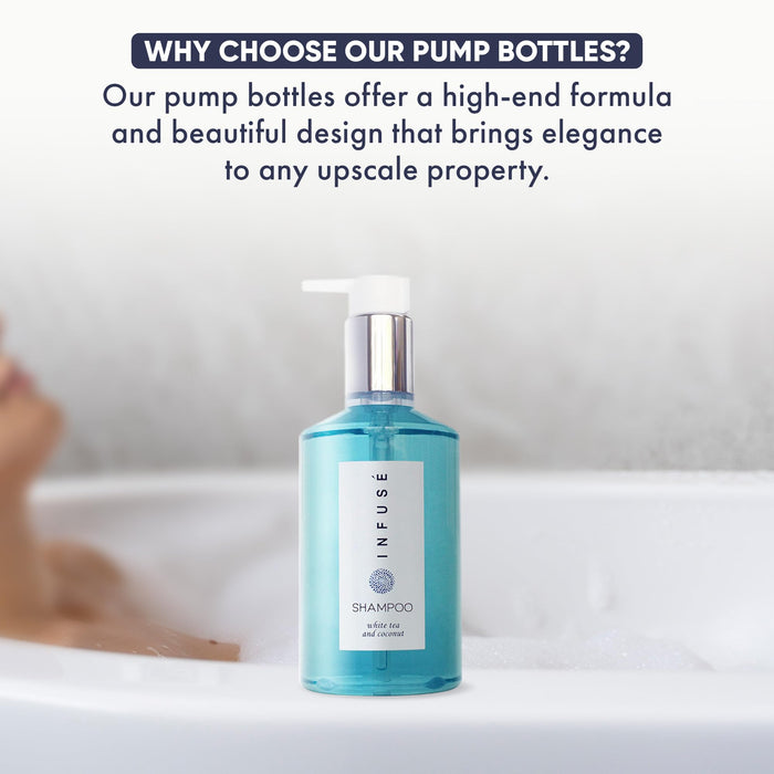 Infuse Shampoo, Retail Size Hotel Amenities, 10.14 oz. (Single)