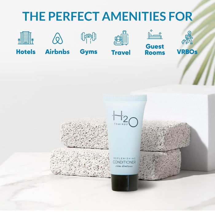H2O Therapy Conditioner, Travel Size Hotel Hospitality, 0.85 oz (Case of 300)
