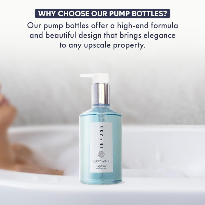 Infuse Body Wash, Retail Size Hotel Amenities, 10.14 oz. (Single)