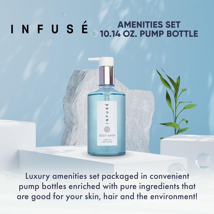 Infuse Body Wash, Retail Size Hotel Amenities, 10.14 oz. (Case of 24)
