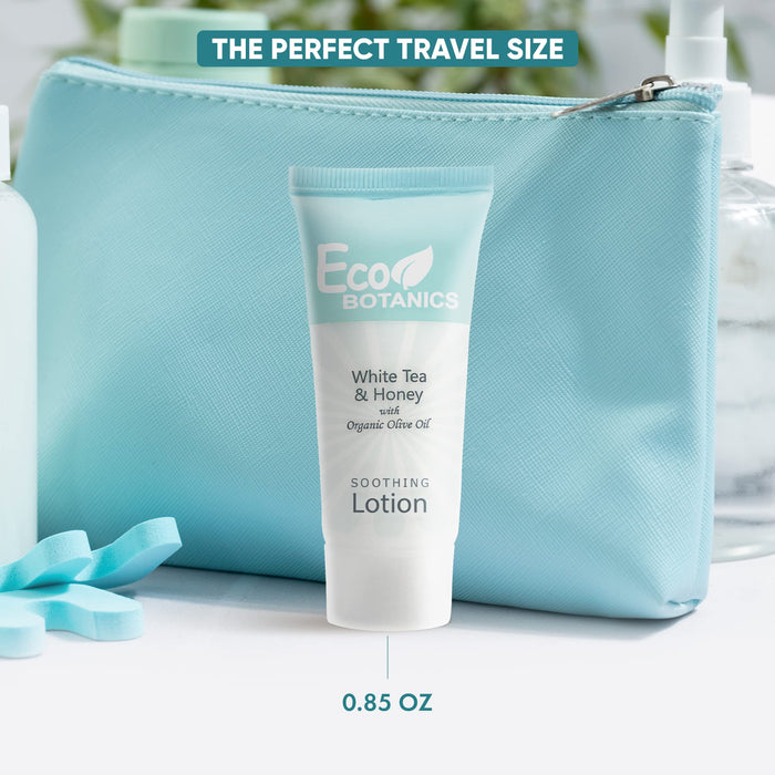 Eco Botanics Lotion, with Organic Olive Oil, Hotel/Travel Size Tubes