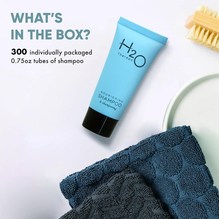H2O Therapy Shampoo, Travel Size Hotel Hospitality, 0.75 oz (Case of 300)