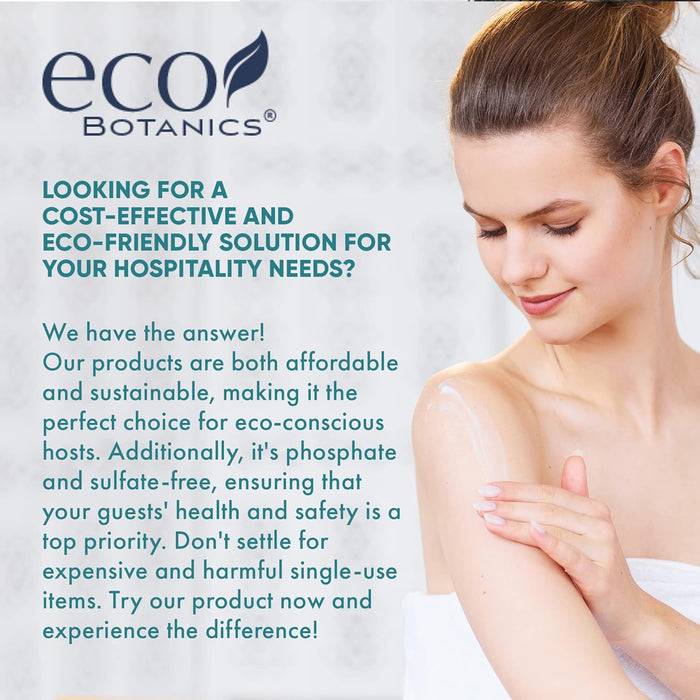 Eco Botanics Hotel Lotion | 1 Gallon | Designed to Refill Soap Dispensers | by Terra Pure (Set of 4)
