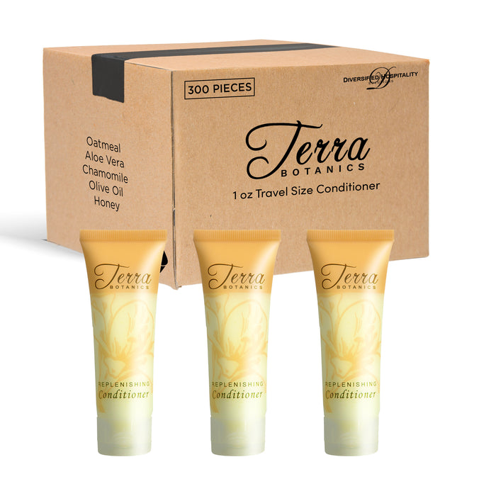 Terra Botanics Conditioner, 1 Oz. Frosted Tube With Flip Cap With Organic Honey And Aloe Vera (Case of 300)
