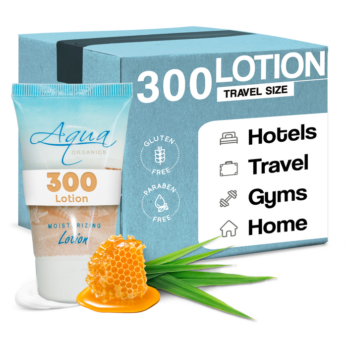 Aqua Organics Lotion, Travel Size Hotel Amenities, 1 oz (Case of 300)