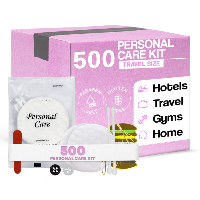 Personal Care Kit Frosted Sachet Wrap (Case of 500)