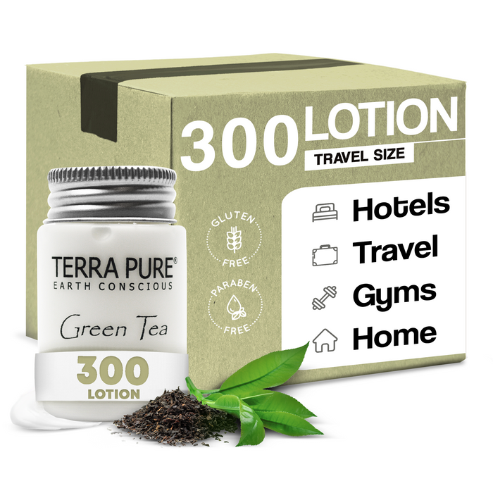 Terra Pure Body Lotion, Travel Size Hotel Amenities, 1 oz (Case of 300)