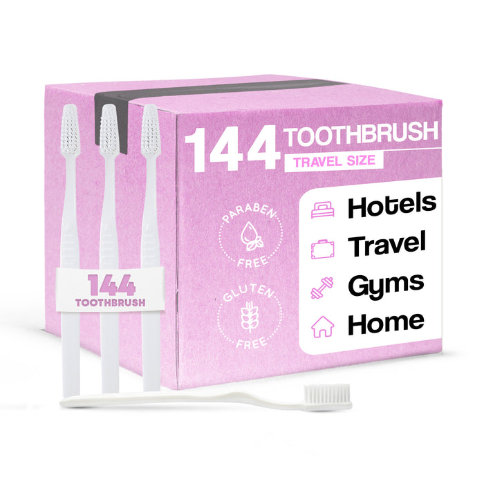 Bulk Disposable Hotel Toothbrushes (case of 144)
