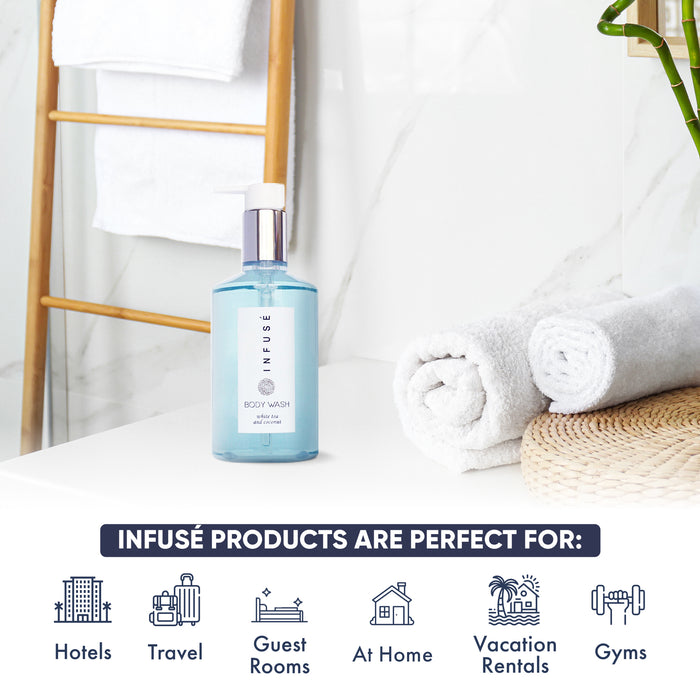 Infuse Body Wash, Retail Size Hotel Amenities, 10.14 oz. (Single)
