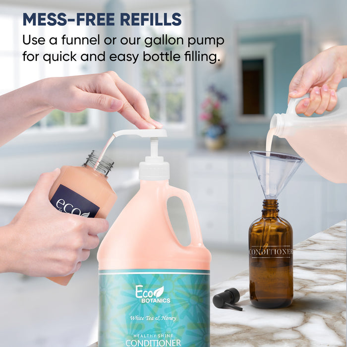 Eco Botanics Hotel Conditioner | 1 Gallon | Designed to Refill Soap Dispensers | by Terra Pure (Single)