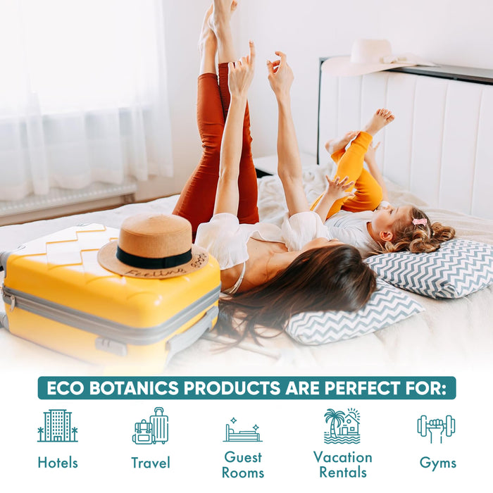 Eco Botanics Hotel Body Wash/Hand Soap | 1 Gallon | Designed to Refill Soap Dispensers (Set of 4)