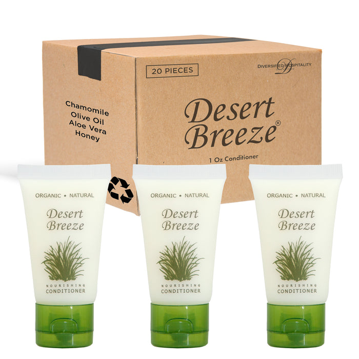 Desert Breeze Conditioner, Travel Size Hotel Toiletries, 1 oz. (Case of 20)