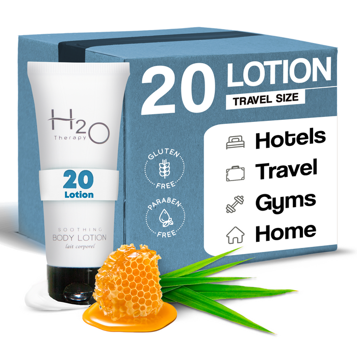 H2O Therapy Lotion, Travel Size Hotel Hospitality, 0.85 oz (Case of 20)