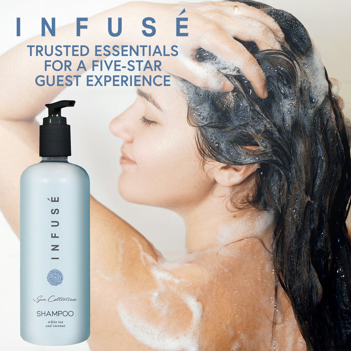 Infusé White Tea and Coconut Shampoo Acquavera Bracket 400 ml SINGLE