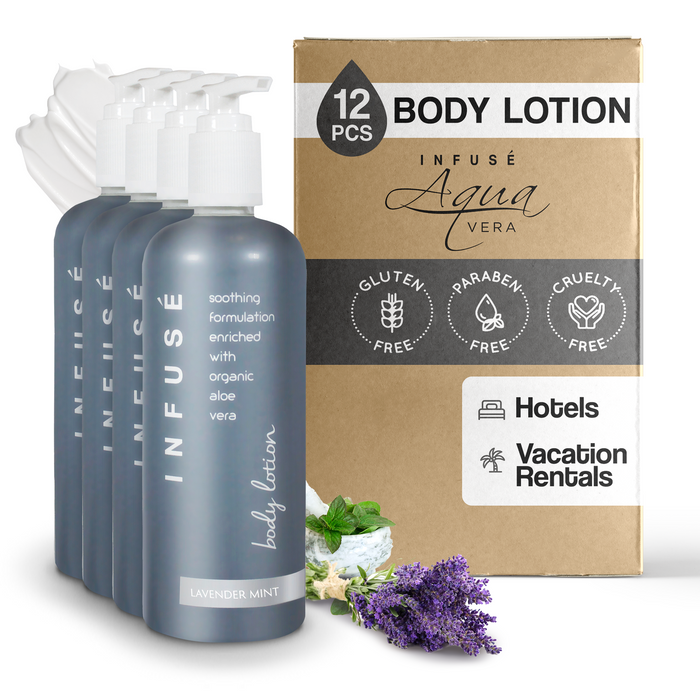 Infusé Lavender Mint Lotion Acquavera Bracket 400 ml Case of 12