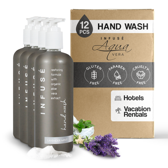 Infusé Lavender Mint Hand Wash Acquavera Bracket 400 ml Case of 12