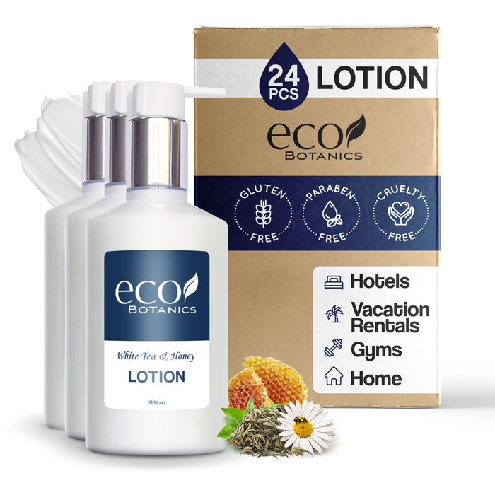 Eco Botanics Lotion, Retail Size Hotel Amenities, 10.14 oz. (Case of 24)