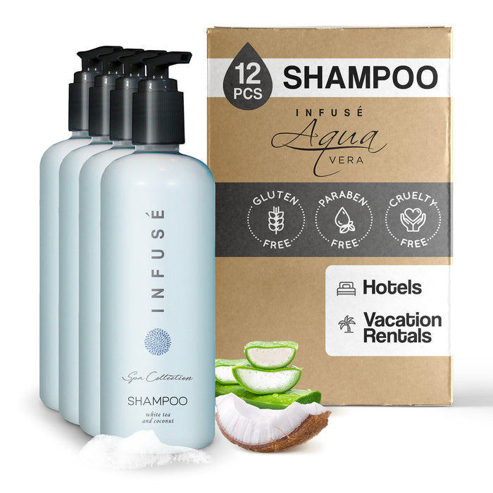 Terra Pure Infuse White Tea and Coconut Shampoo | 400 ml Case of 12
