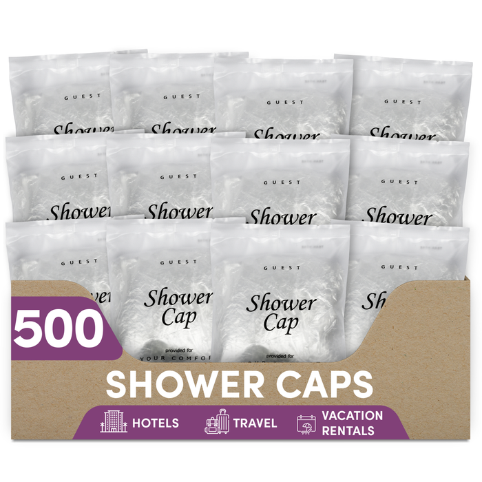 Shower Cap Frosted Sachet Wrap (Case of 500)