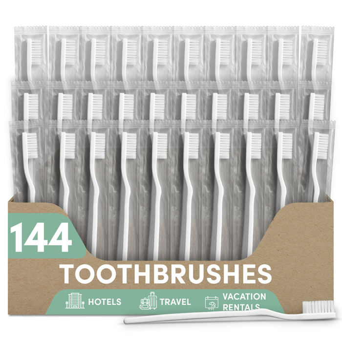 Bulk Disposable Hotel Toothbrushes (case of 144)