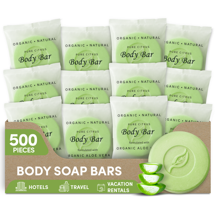 Desert Breeze Bar Soap, Travel Size Hotel Amenities, 1 oz (Case of 500)
