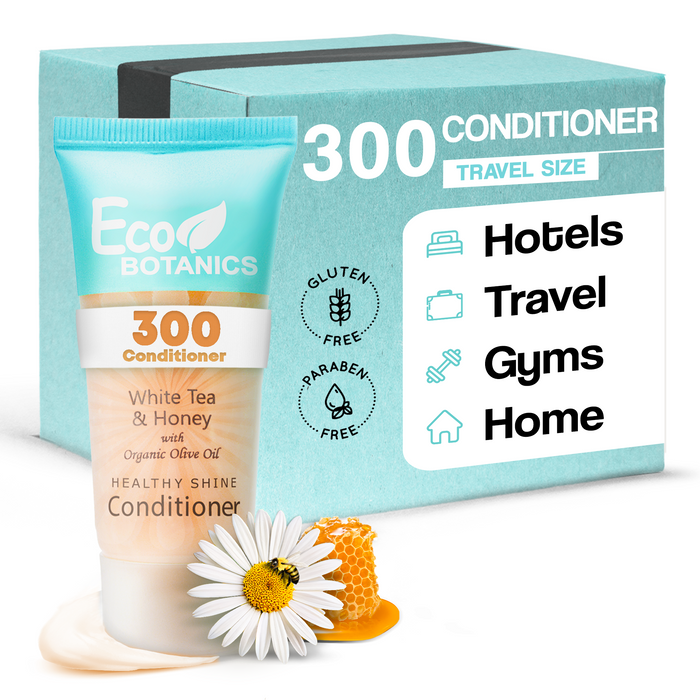 Eco Botanics Travel-Size Hotel Conditioner, 0.85 oz. (Case of 300)