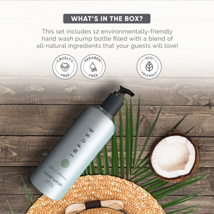 Infusé White Tea and Coconut Hand Wash Acquavera Bracket 400 ml Case of 12