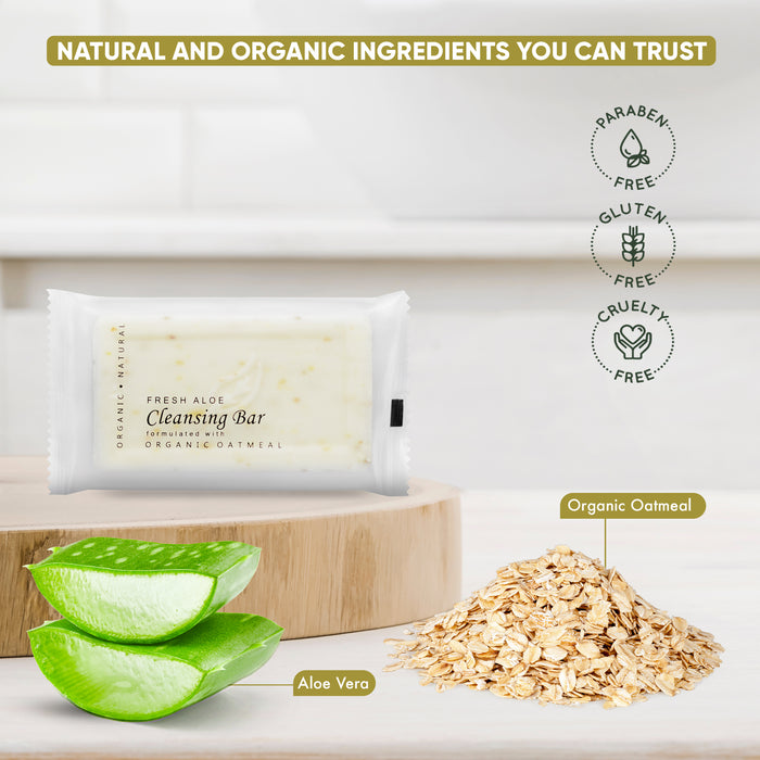 Diversified Hospitality White Aloe Vera Bar Soap, Travel Size Hotel Amenities, 1.25 oz (Case of 288)