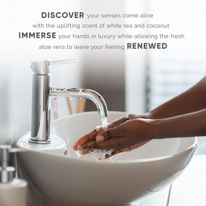 Infusé White Tea and Coconut Hand Wash Acquavera Bracket 400 ml Case of 12