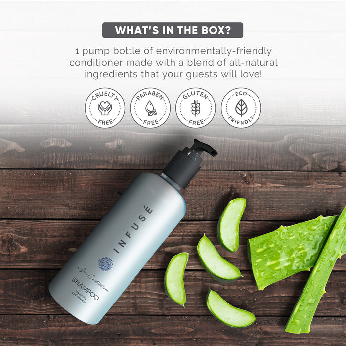 Infusé White Tea and Coconut Shampoo Acquavera Bracket 400 ml SINGLE