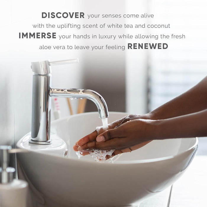 Terra Pure Infuse White Tea and Coconut Hand Wash | 400 ml SINGLE