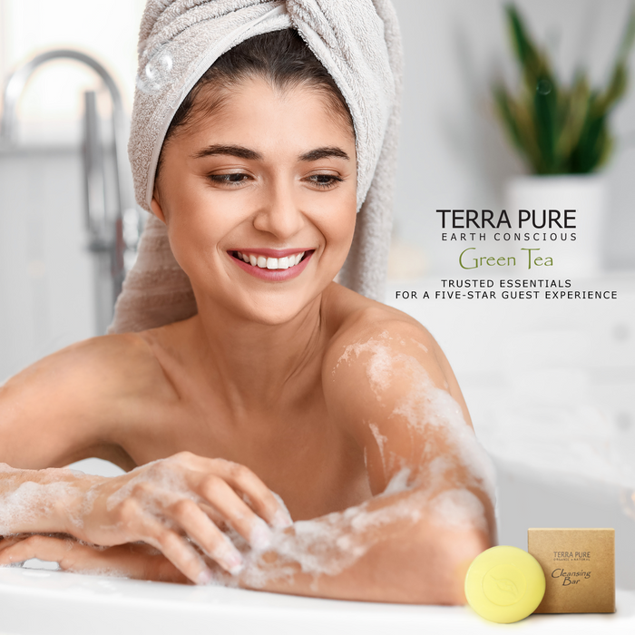 Terra Pure Bar Soap, Travel Size Hotel Amenities, 1.5 oz (Pack of 250)