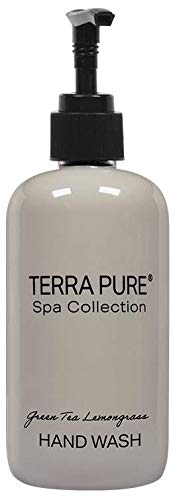 Terra Pure Green Tea Hand Wash | Spa Collection | Hotel Amenities in Pump Bottle | 10.14 oz. / 300 ml (Single Bottle)