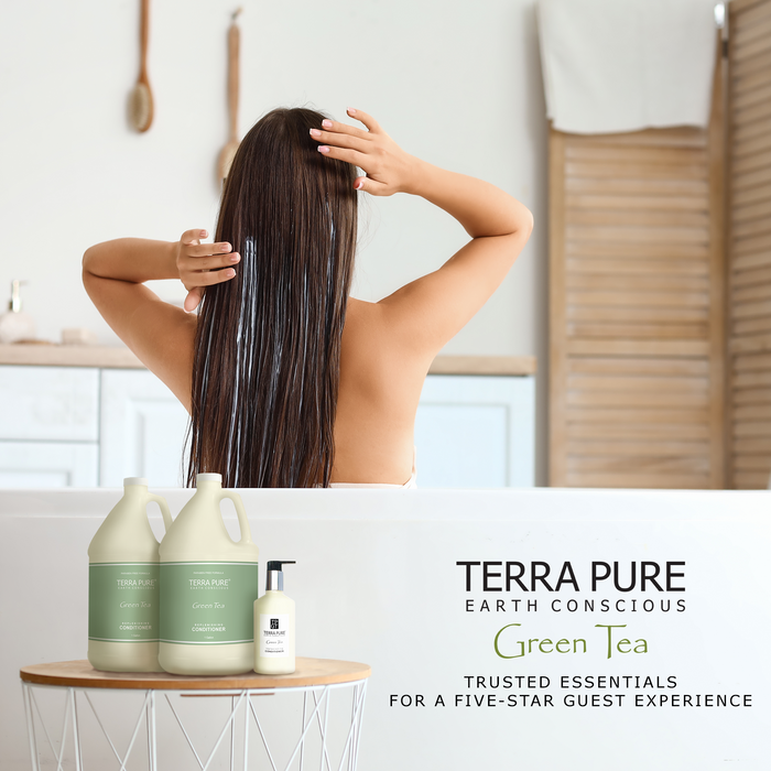 Terra Pure Hotel Conditioner | Four Gallons | Designed to Refill Soap Dispensers | by Terra Pure (Set of 4)