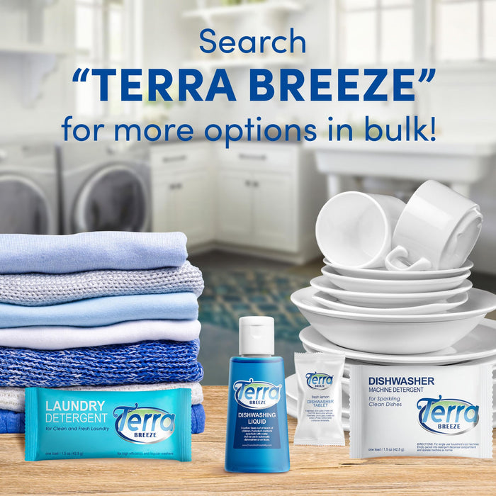 Terra Breeze 200-Count Dishwasher Detergent Pods, Bulk Hotel Supplies