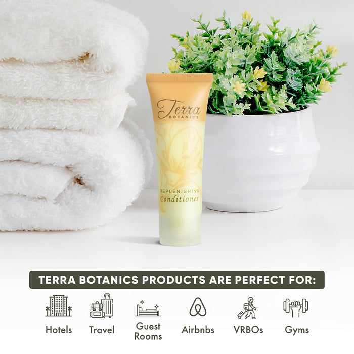 Terra Botanics Conditioner, 1 Oz. Frosted Tube With Flip Cap With Organic Honey And Aloe Vera (Case of 300)