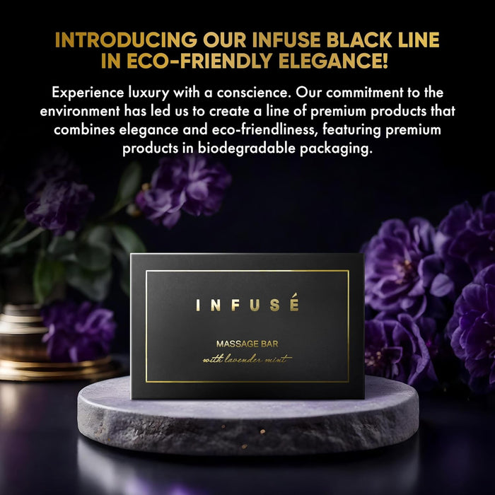 Infuse Black Hotel Toiletries Bulk, Amenities for Guest Hospitality, Motel, AirBnB, Gym, Luxury, Airport | Hotel Soap | Travel Size Toiletries Bulk Set for Airbnb Essentials | 40 gram Boxed Massage Bar Soap | 400 Pieces