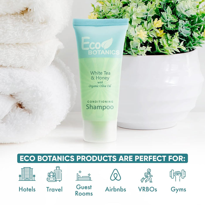 Eco Botanics Travel-Size Hotel Conditioning Shampoo 0.85 oz (Case of 300)