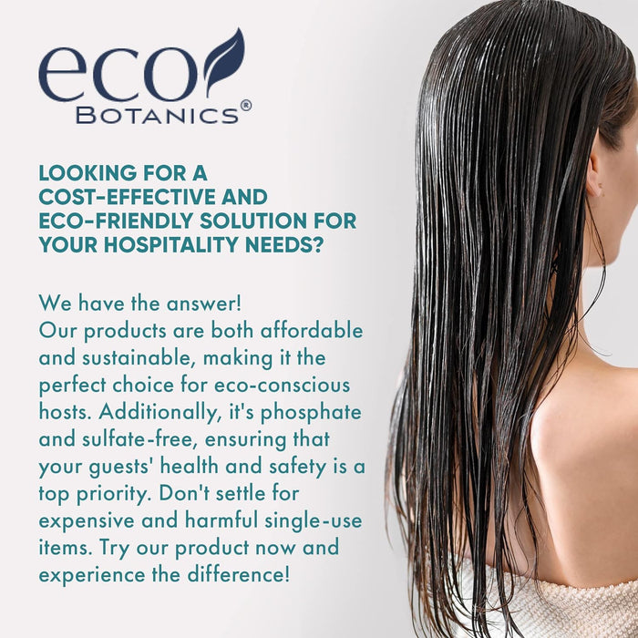 Eco Botanics Hotel Conditioner | 1 Gallon | Designed to Refill Soap Dispensers | by Terra Pure (Set of 4)