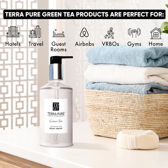 Terra Pure Hand and Body Wash, Retail Amenities, 10.14 oz (Single)