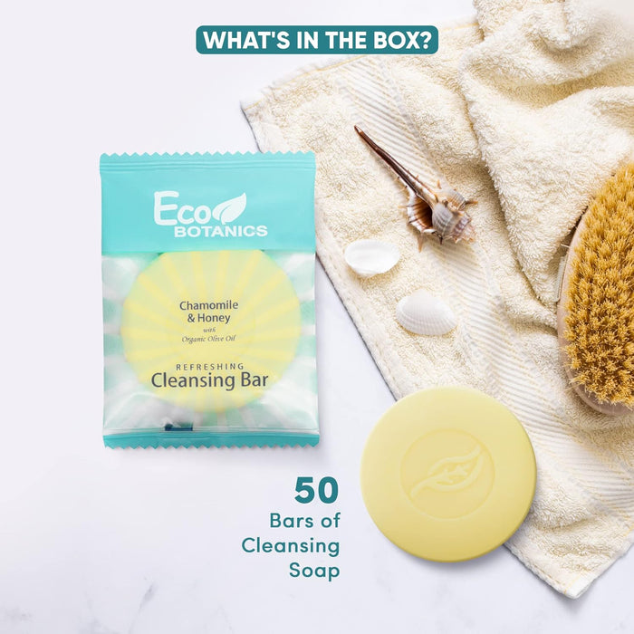 Eco Botanics Travel-Size Hotel Cleansing Bar Soap.5 oz (Case of 50 ...