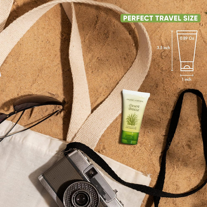 Desert Breeze Shampoo, Travel Size Hotel Toiletries, 1 oz. Flip Cap (Case of 300)