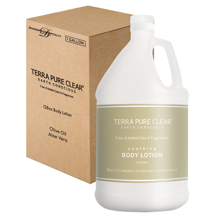 Terra Pure Clear Color and Fragrance Free Gallon Size Lotion (Individual)