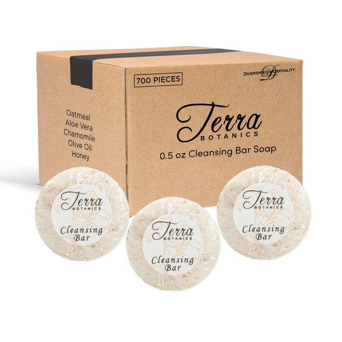 Terra Botanics 0.5 oz. Cleansing Bar With Oatmeal, Pleat (Case of 700)