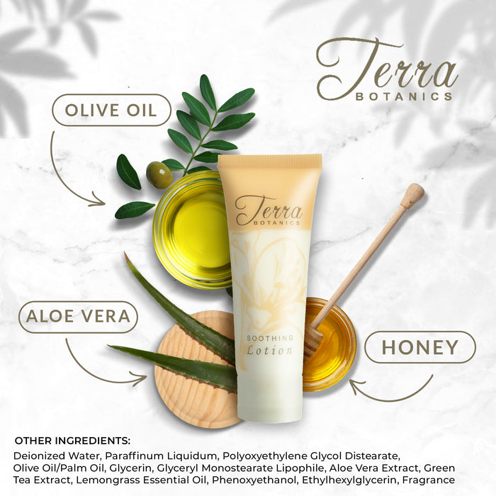 Terra Botanics Lotion, 1 Oz. Frosted Tube With Flip Cap With Organic Honey And Aloe Vera (Case of 300)