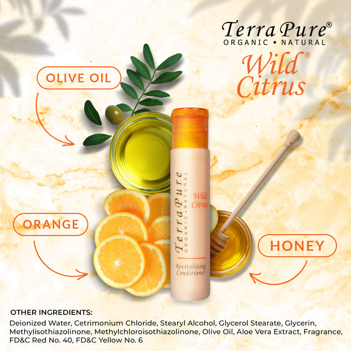 Terra Pure Wild Citrus Conditioner, Travel Size Hotel, 1 oz (Case of 250)