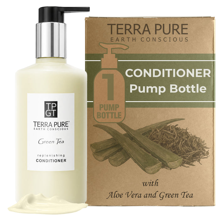 Terra Pure Conditioner, Retail Size Hotel Amenities, 10.14 oz (Single)