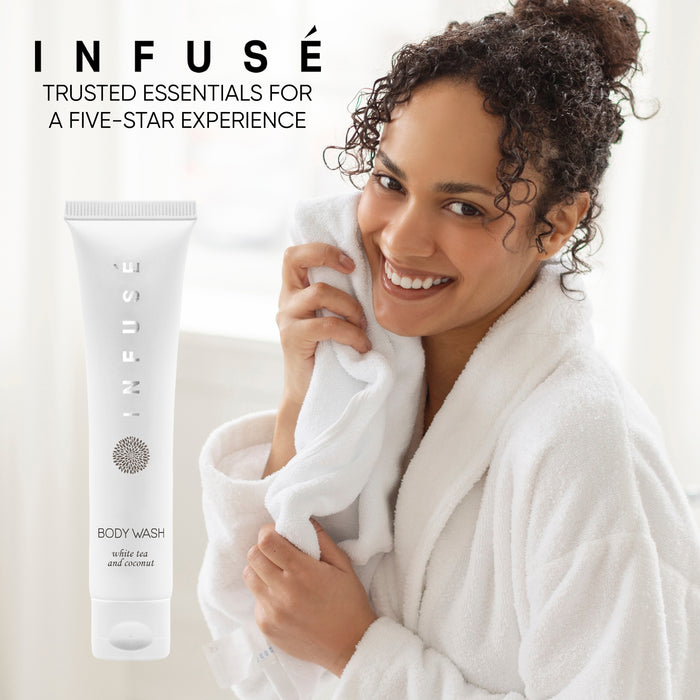 Infuse Travel-Size Hotel Body Wash Soap, 1 oz. (Case of 200)