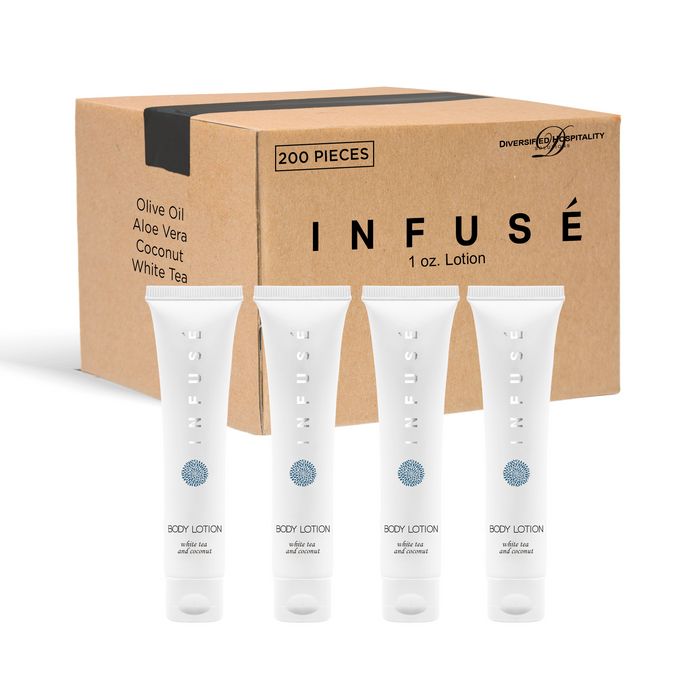 Infuse Travel-Size Hotel Lotion, 1 oz. (Case of 200)